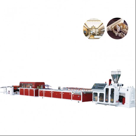 JWELL PVC Вуд-пластикӣ зуд васлкунии Шӯрои Extrusion Хати
