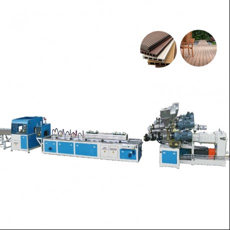 JWELL PE & ПҲ Вуд-пластикӣ Профили ошёнаи Extrusion Хати